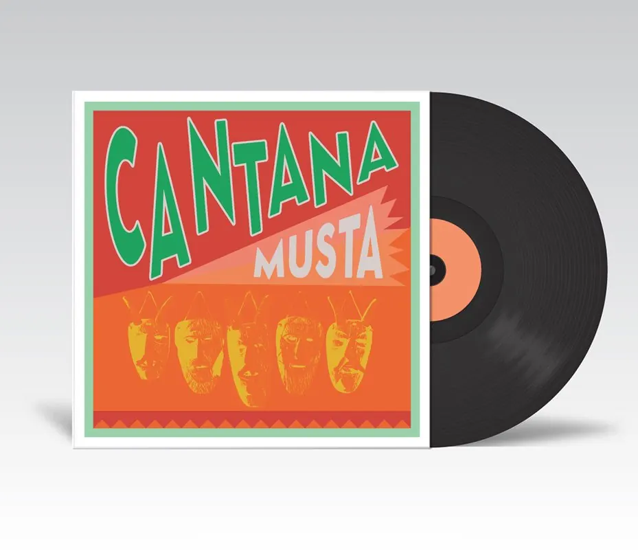 Cantana Musta record cover illustration